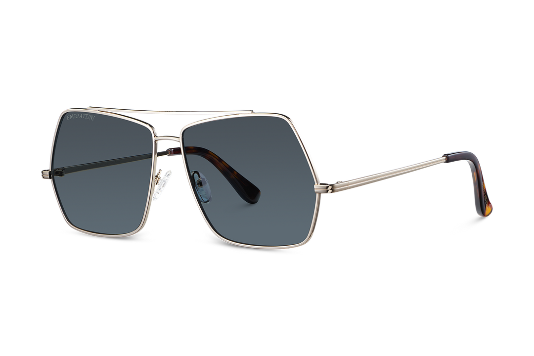 Syze Enzo Attini - Lake Geneva / Tortoise & Gold Color + Dark Black Lens - Për meshkuj
