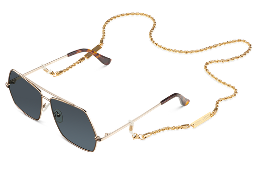 Syze Enzo Attini - Lake Geneva / Tortoise & Gold Color + Dark Black Lens - Për meshkuj